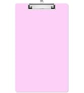 Macroclo Legal Size Clipboard, Pink Large Plastic 8.5 x 14" Clipboards for Lawers, Low Profile Cl...