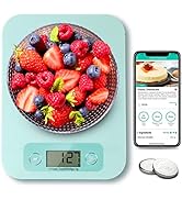 Smart Food Scales for Kitchen - Digital Food Scale with Nutritional Calculator Analysis App, Food...