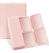 FYY Daily Pill Organizer, 7 Compartments Portable Pill Case Travel Pill Organizer,[Folding Design...