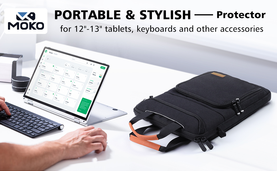 moko ipad bag 13 inch tablet sleeve carrying case