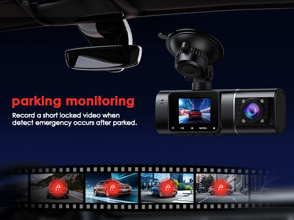 dash cam front and inside