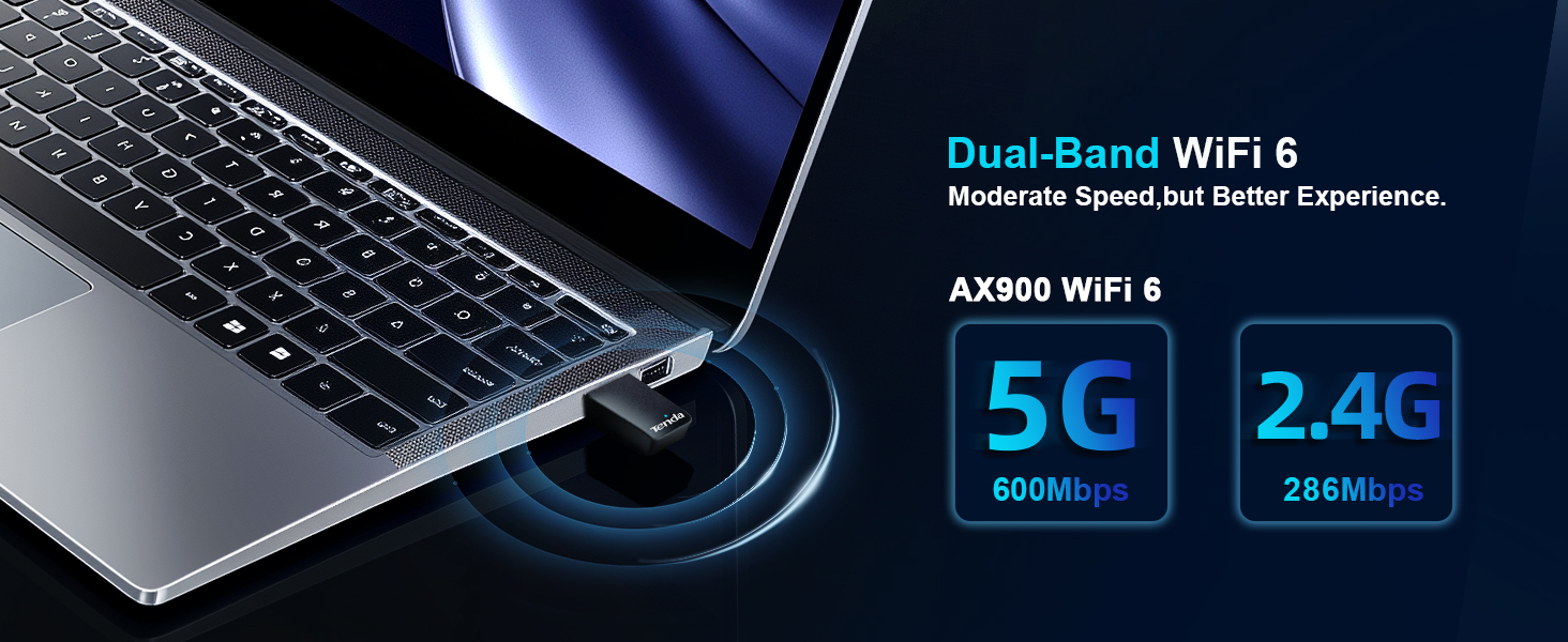 Tenda AX900 WiFi 6 USB Adapter