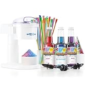 Hawaiian Shaved Ice S700 Kid-Friendly Snow Cone Machine Kit with 3-16oz. Syrup Flavors: Cherry, G...