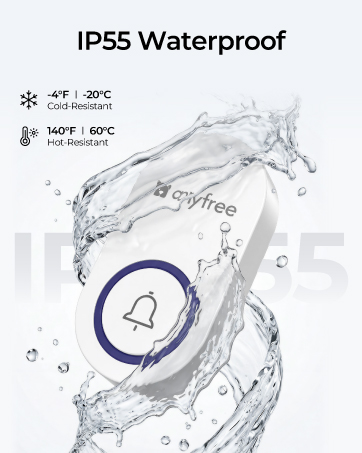 waterproof doorbell wireless