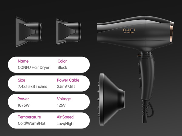 hair dryer with diffuser