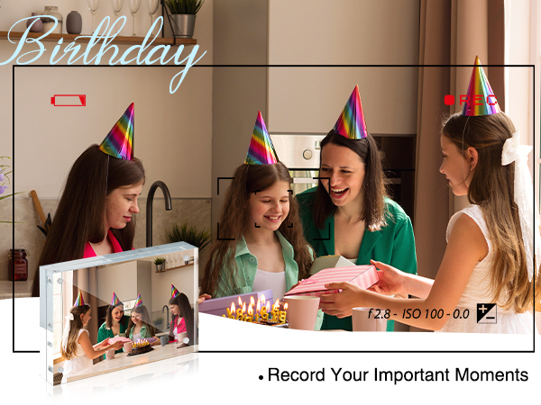 4x6 5x7 8x10 3.5x5 4x4 magnetic picture frame acrylic photo frame clear frameless double sided