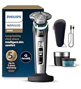 Philips Norelco Shaver i9000 Prestige, Wet &amp; Dry Electric Shaver, Dark Slate Nova, SenseIQ Techno...