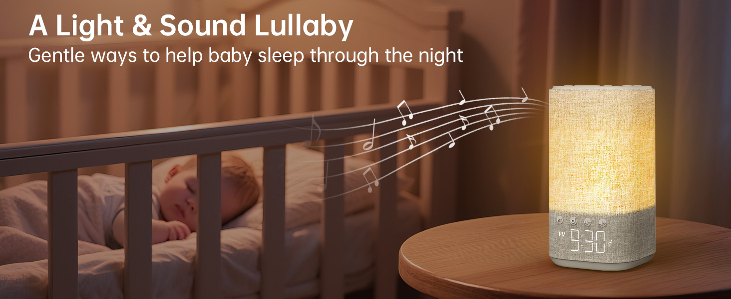 sunrise alarm clock with sound machine