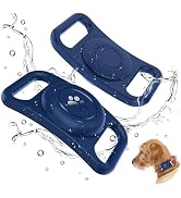 AirTag Dog Collar Holder [2 Pack], Waterproof Apple Airtag Case,Full-Body Silicone Protection, An...