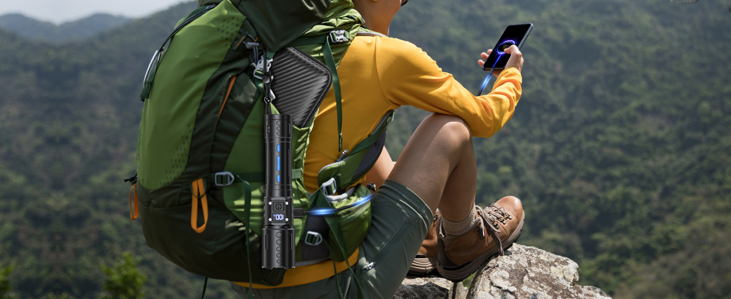 Camping Flashlight rechargeable