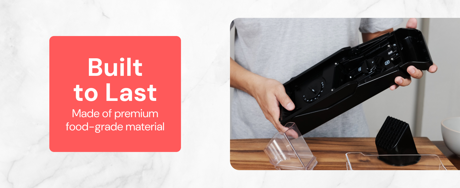 Fullstar Safe Mandoline Slicer is built to last