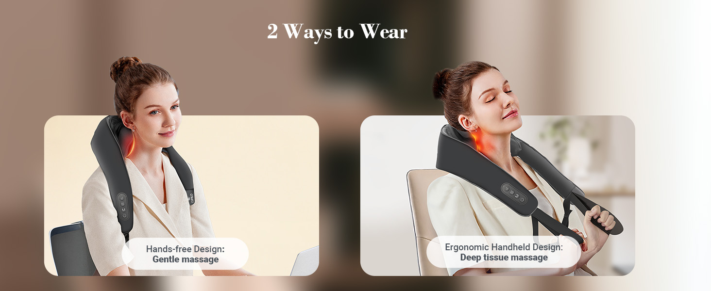 neck massager with heat