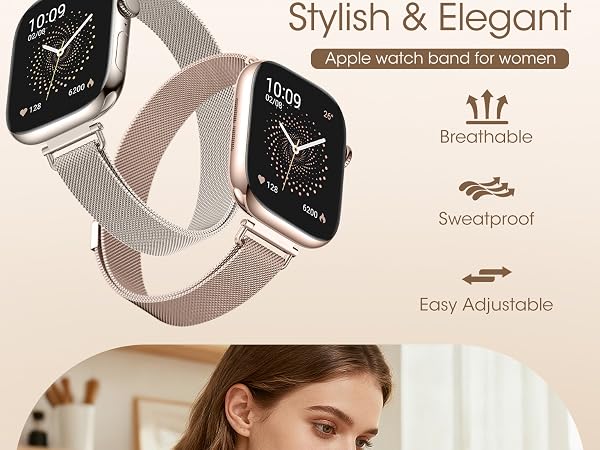 apple watch milanese band slim