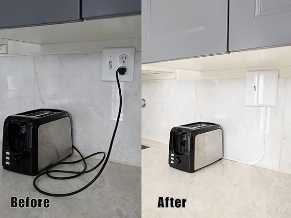 plugs for electrical outlet extension cord surge protector regleta de enchufes multiples hide cords