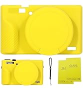 SZHSYJY Case for Canon Powershot G7 X Mark III Digital Camera,Soft Silicone Case for Canon Powers...