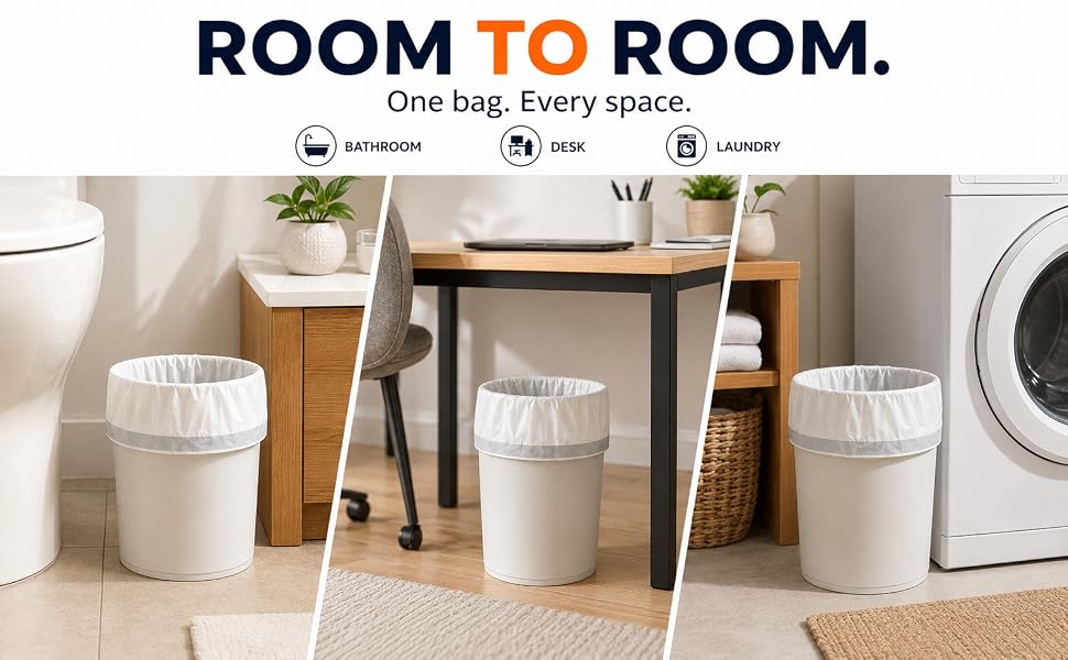 bathroom trash bags