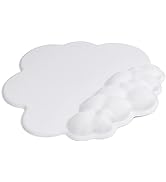 Gaming Mouse Pad Wrist Rest,Ergonomic Cloud Wrist Rest Mousepad with Gel Memory Foam,Non-Slip Rub...
