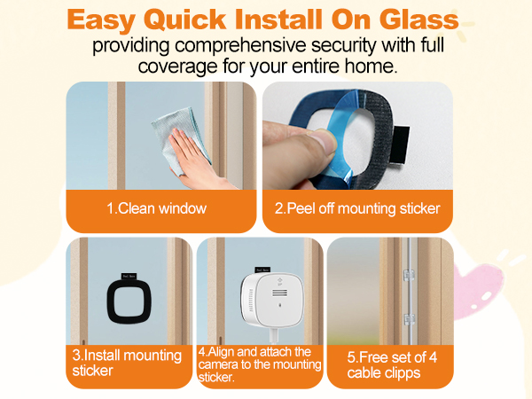 window mounted security camera