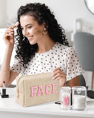 Initial Cute Makeup Bag