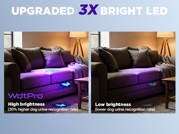 The flashlight is 30% brighter than the regular model