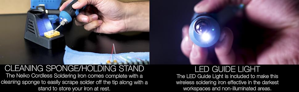 Neiko Portable Cordless Soldering Iron | Rapid Heating