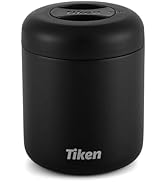 Tiken Airtight Coffee Canister Compact Size for Outdoors - Double Wall Stainless Steel, UV Blocki...