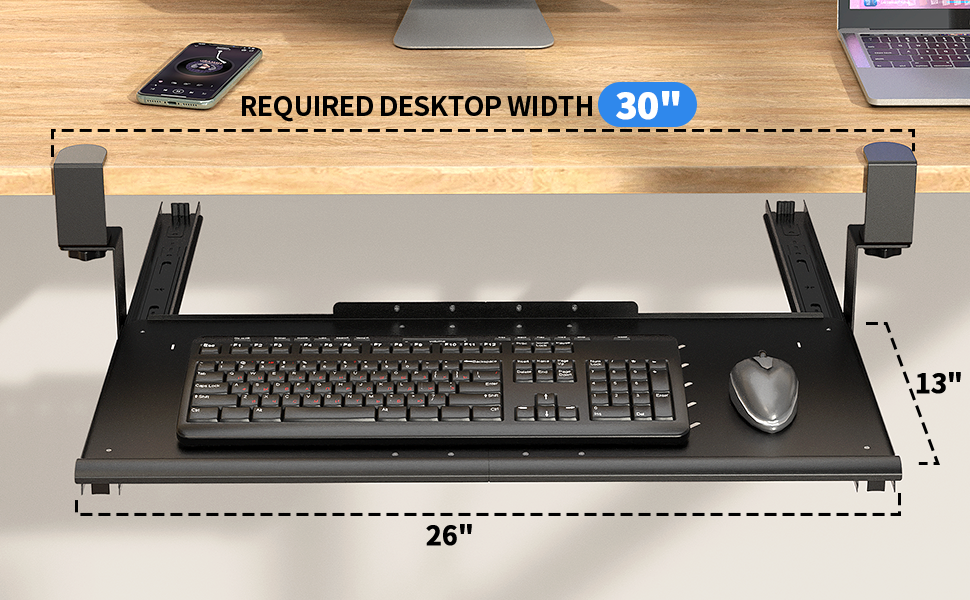 Keyboard Tray Under Desk