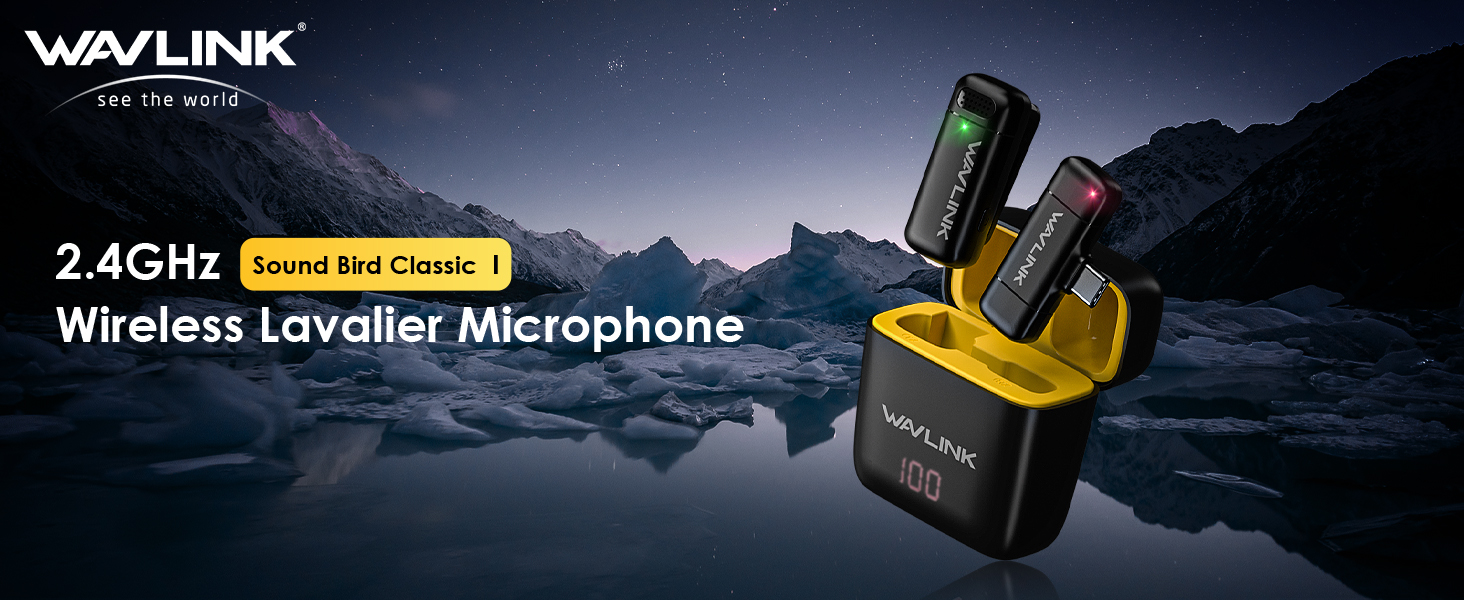 Wireless lavalier microphone