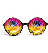 Xtra Lite Kaleidoscope Glasses Lightweight Glass Crystal EDM Festival Diffraction