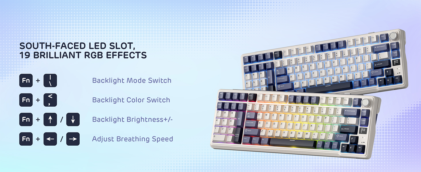 Royal Kludge RK84 RK87 RK61 RK68 hot swap mechanical TKL Tenkeyless Wireless Bluetooth full rk s98