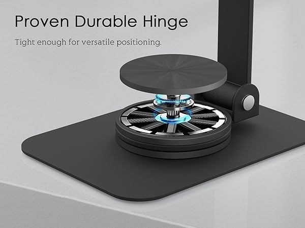 Proven Durable Hinges Tight enough for multiple positioning