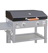 CANDANA Hinged Lid with Thermometer for Blackstone 28" Griddle Cover, Upgraded Hard Cover for Bla...