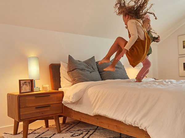 Bedside Lamp Touch Control Table Lamp with USB A+C Charging Ports 3-Way Dimmable Nightstand Lamp