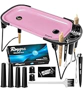 roygra Foldable Rolling Tray Set with Cone Loader, Cone Filler Roller - Pre Roll Machine, Metal R...