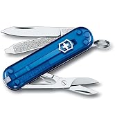 Victorinox Classic SD Swiss Army Knife, Compact, 7 Functions, Swiss Made Pocket Knife with Small ...