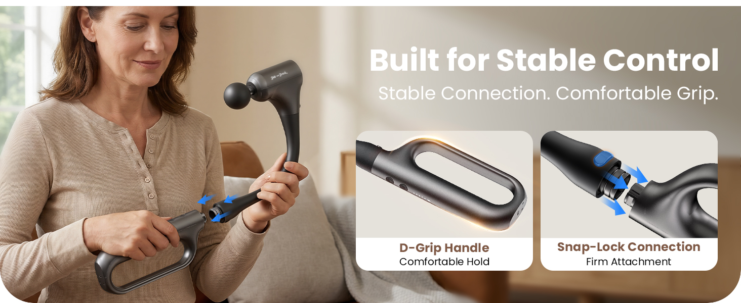 Steadier Back Control, Secure Grip
