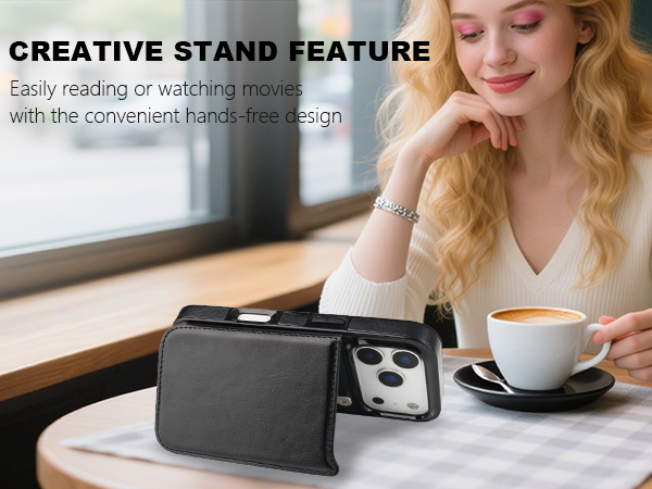 ONETOP Wallet Card Case for iPhone 17 Pro