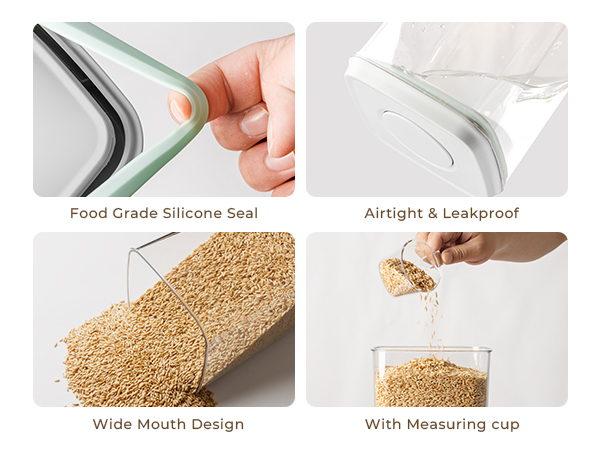 rice container storage