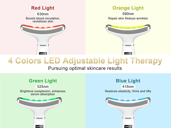 7 Color Portable Facial Massager