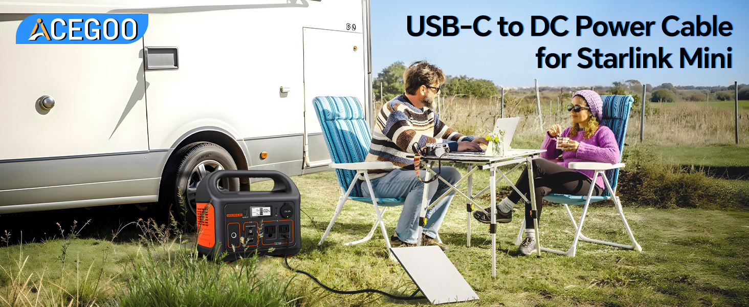 for Starlink Mini USB-Cto DC Power Cable