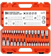 HORUSDY 34-Piece Master Torx Bit Socket Set, Premium S2 Alloy Steel, Solid &amp; Tamper Proof Star So...