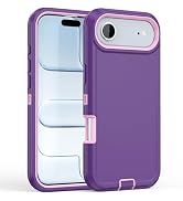 ACAGET for iPhone Air Case Rugged Heavy Duty Matte Protective Phone Cases with Port Anti Dust Plu...