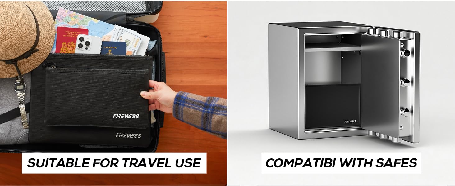 Fireproof Safe Document Bags