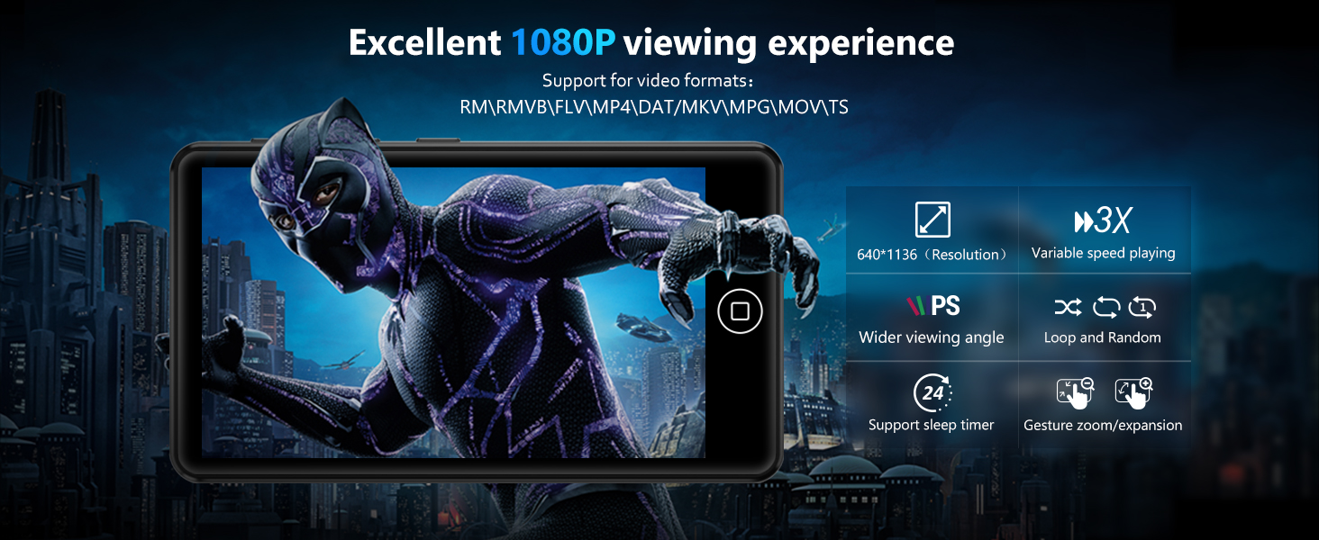 Excellent 1080P viewing experience