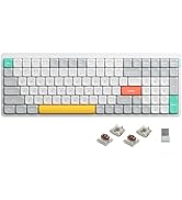 nuphy Air96 V2 Wireless Mechanical Keyboard,100 Keys Gaming Keyboard,Supports Bluetooth 5.1,2.4G ...