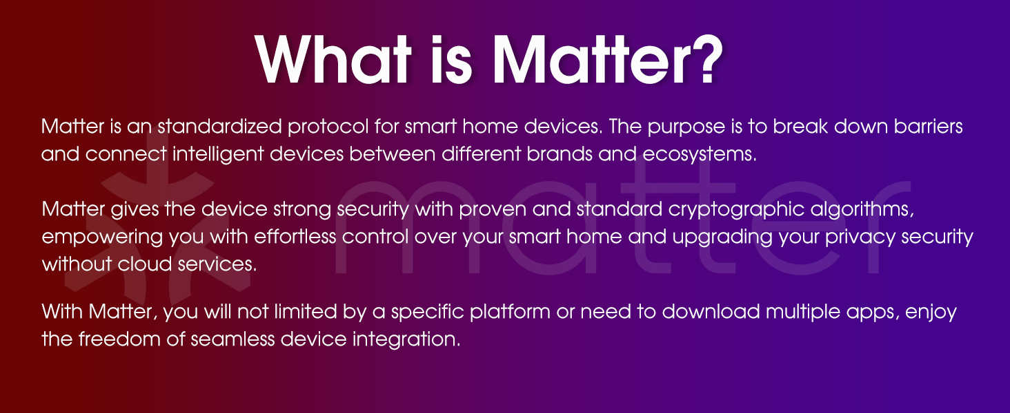 Matter smart light bulb