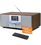 MS4+ CD Player FM Radio HiFi System I Bluetooth I Powerful Stereo System I FM Digital Radio IAcou...