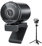 EMEET SmartCam S800-4K Webcam with Tripod for Streaming, Sony 1/2'' Sensor, Supports HDR, PDAF&amp;TO...