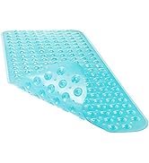 YINENN Bath Tub Shower Mat 40 x 16 Inch Non-Slip and Extra Large, Bathtub Mat with Suction Cups, ...
