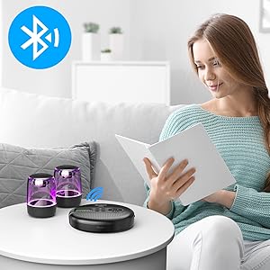 MEGATEK CP27BR Portable CD Player with Bluetooth Receiver and Transmitter